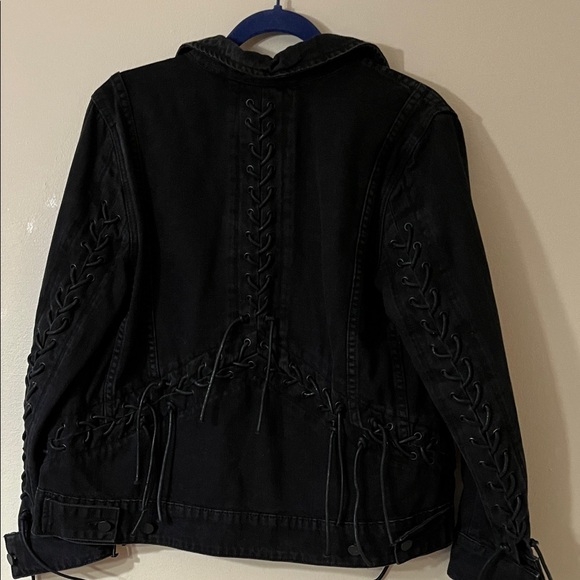 Blank NYC Black Denim Jacket - Picture 3 of 5